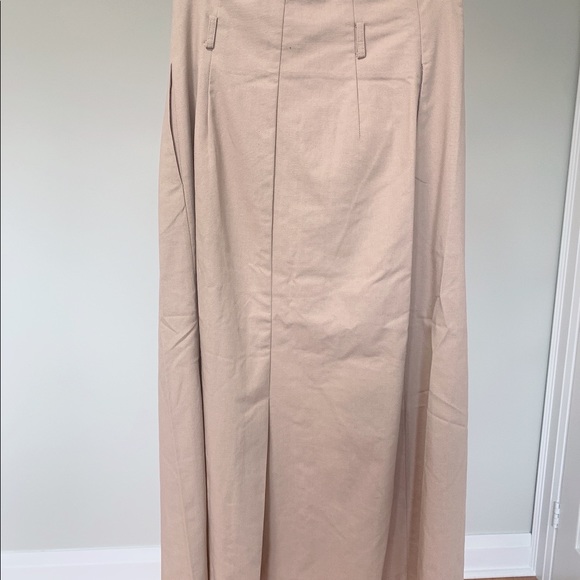 A Ling Long Skirt Over Knees Beige Pink - Picture 6 of 6